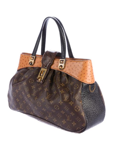 louis vuitton bag snakeskin